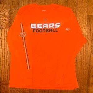 Chicago Bears Football NFL Equipment Reebok LS Shirt Size Large